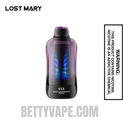Sour Strawberry Peach Lost Mary VIZ 55K Disposable Vape