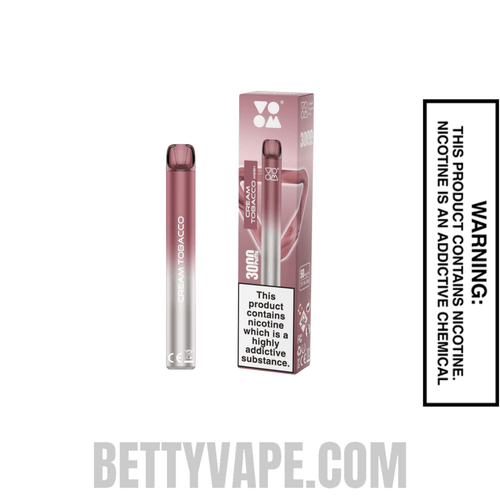 Cream Tobacco Voom Mesh 3000 Puffs Disposable Vape Specifications