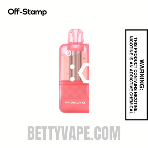 Watermelon Ice Off Stamp X Crystal Cube 35K Disposable Vape Pod