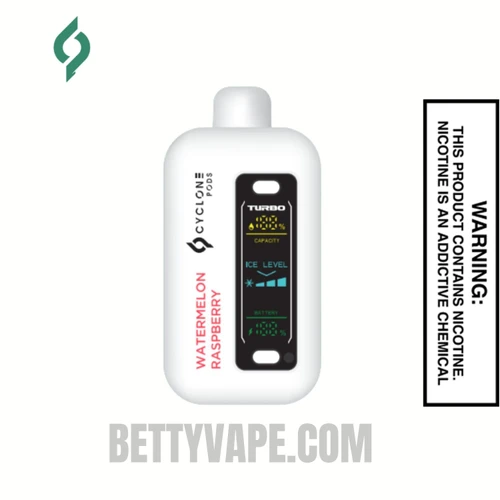 Watermelon Raspberry Cyclone Gust Pro 20K Zero Nicotine Disposable Vape