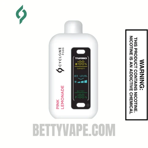 Pink Lemonade Cyclone Gust Pro 20K Zero Nicotine Disposable Vape