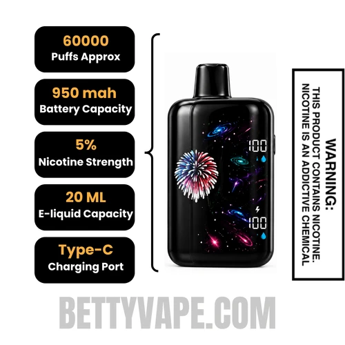 Creamy Float Kangvape Speedy Beast X 60K Disposable Vape Specifications