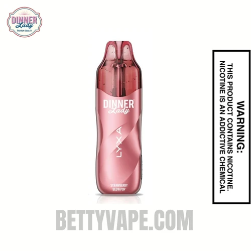 Strawberry Blow Pop Dinner Lady LYXA 30K Disposable Vape