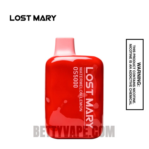 Watermelon Lemon Lost Mary OS5000 Disposable Vape Watermelon Lemon Lost Mary OS5000 Disposable Vape