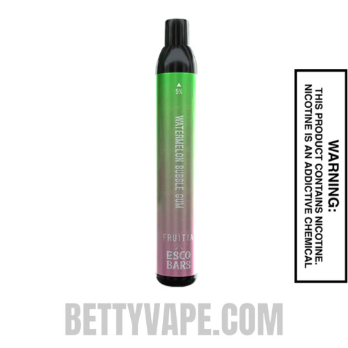 Watermelon Bubblegum Esco Bar 2500 Puffs Disposable Vape Watermelon Bubblegum Esco Bar 2500 Puffs Disposable Vape