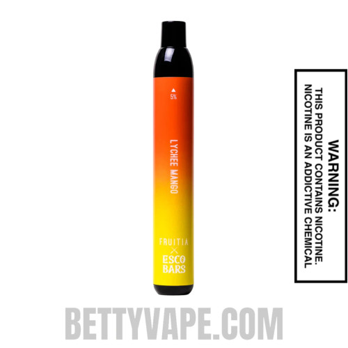 Lychee Mango Esco Bar 2500 Puffs Disposable Vape Lychee Mango Esco Bar 2500 Puffs Disposable Vape