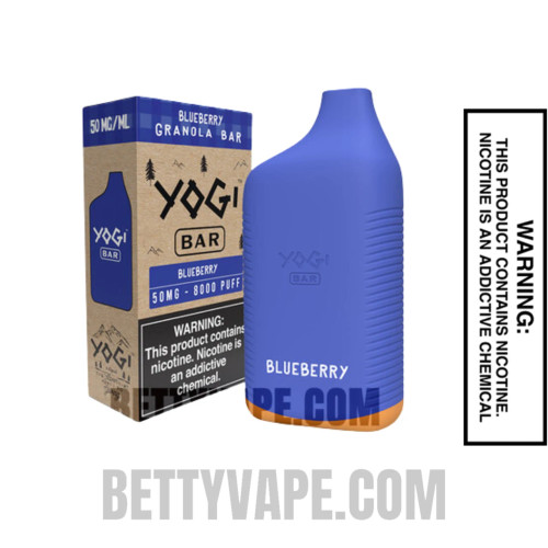Blueberry Yogi Granola 8000 Puffs Disposable Vape with Package Box Blueberry Yogi Granola 8000 Puffs Disposable Vape with Package Box