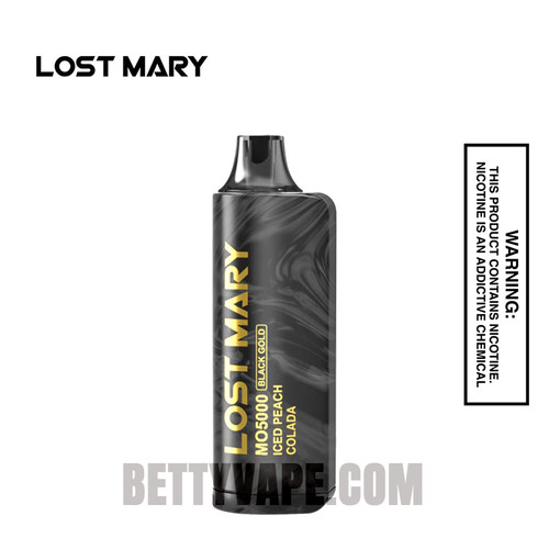 Iced Peach Colada Lost Mary Black Gold Edition Vape 5000 Puffs Iced Peach Colada Lost Mary Black Gold Edition Vape 5000 Puffs