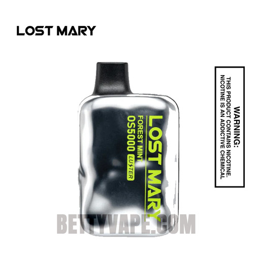 Forest Mint Lost Mary OS5000 Luster Edition Vape | Betty Vape Forest Mint Lost Mary OS5000 Luster Edition Vape | Betty Vape