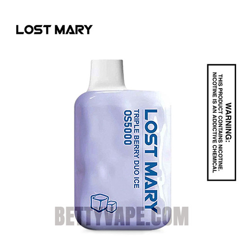 Triple Berry Duo Ice Lost Mary OS5000 Frozen Edition Vape Triple Berry Duo Ice Lost Mary OS5000 Frozen Edition Vape