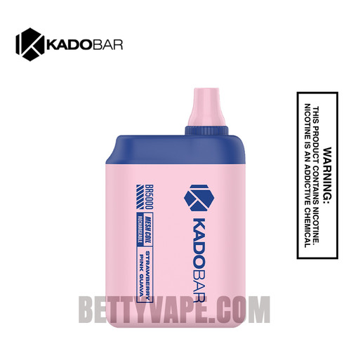 Strawberry Pink Guava Kado Bar Disposable Vape 5000 Puffs Strawberry Pink Guava Kado Bar Disposable Vape 5000 Puffs