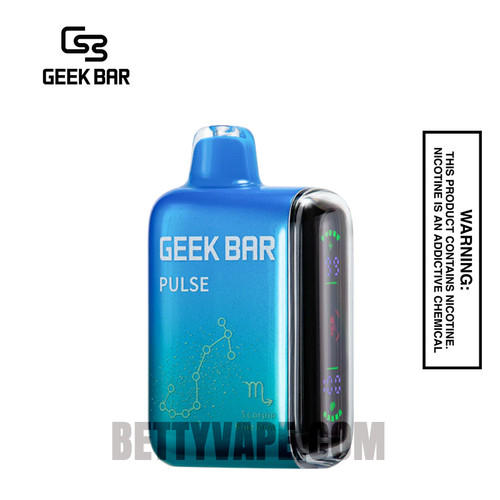 Scorpio Blue Mint Geek Bar Pulse Vape 15000 Puffs Scorpio Blue Mint Geek Bar Pulse Vape 15000 Puffs