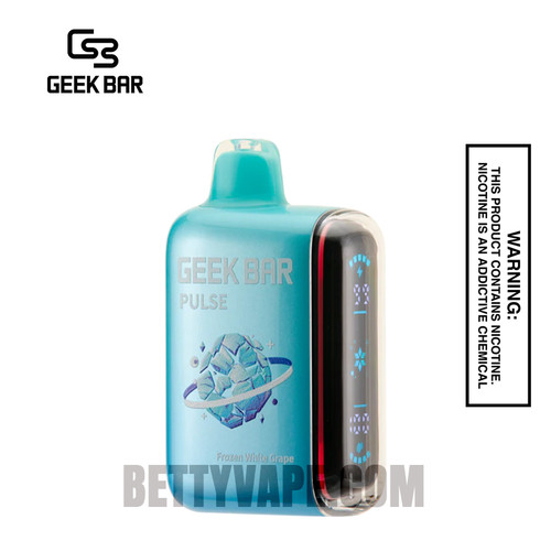 White Grape Geek Bar Frozen Edition Vape 15000 Puffs