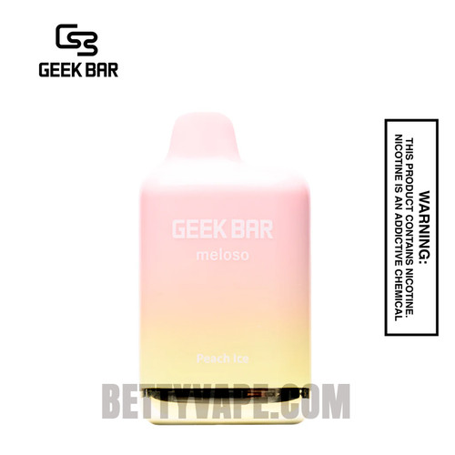 Peach Ice Geek Bar Meloso MAX Disposable Vape 9000 Puffs