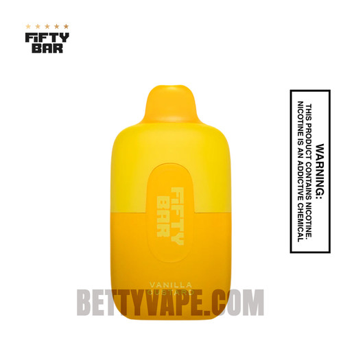 Vanilla Custard Fifty Bar Disposable Vape 6500 Puffs
