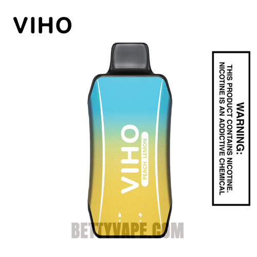 Peach Lemon VIHO Turbo 10000 Puffs Disposable Vape 10000 Puffs Peach Lemon VIHO Turbo 10000 Puffs Disposable Vape 10000 Puffs