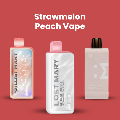 Strawmelon Peach Vape