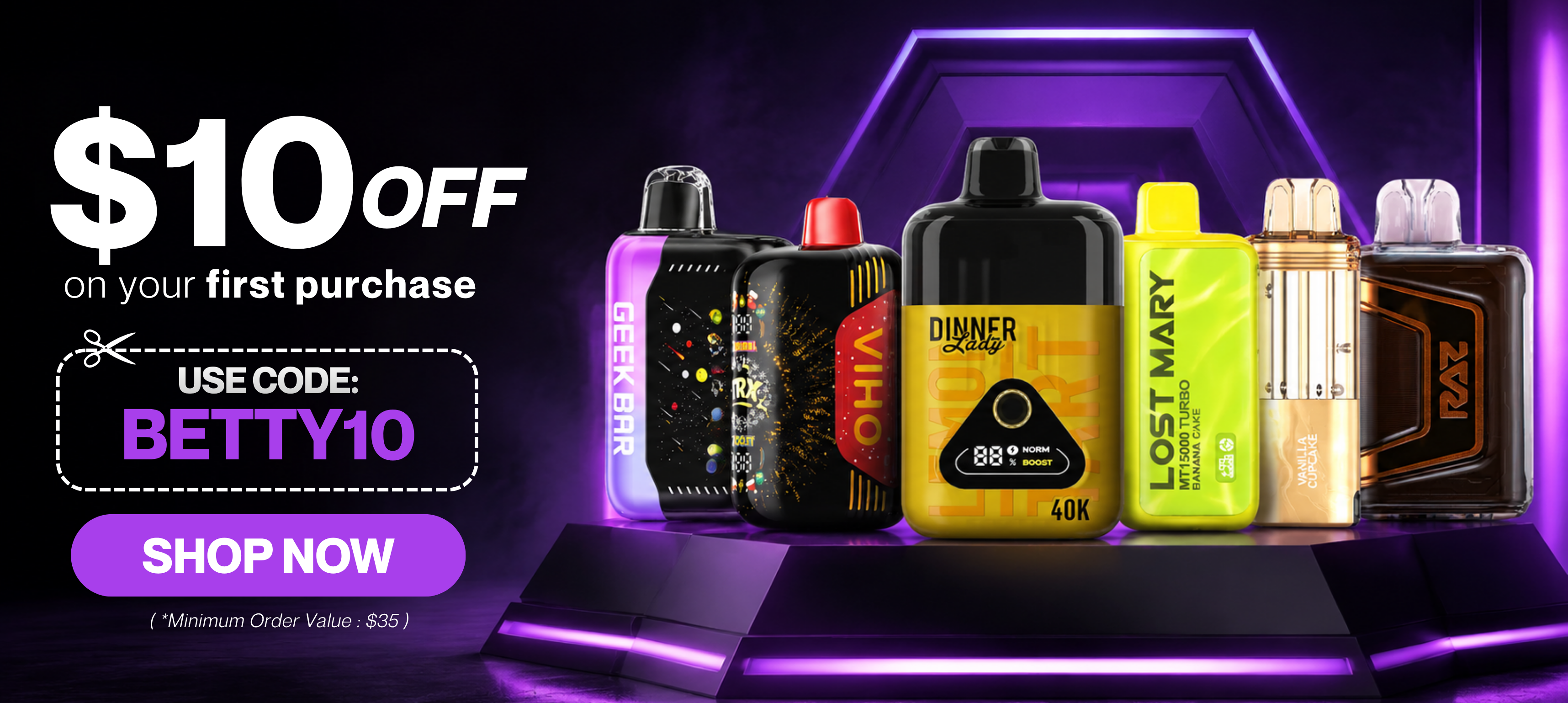 $10 off on first purchase