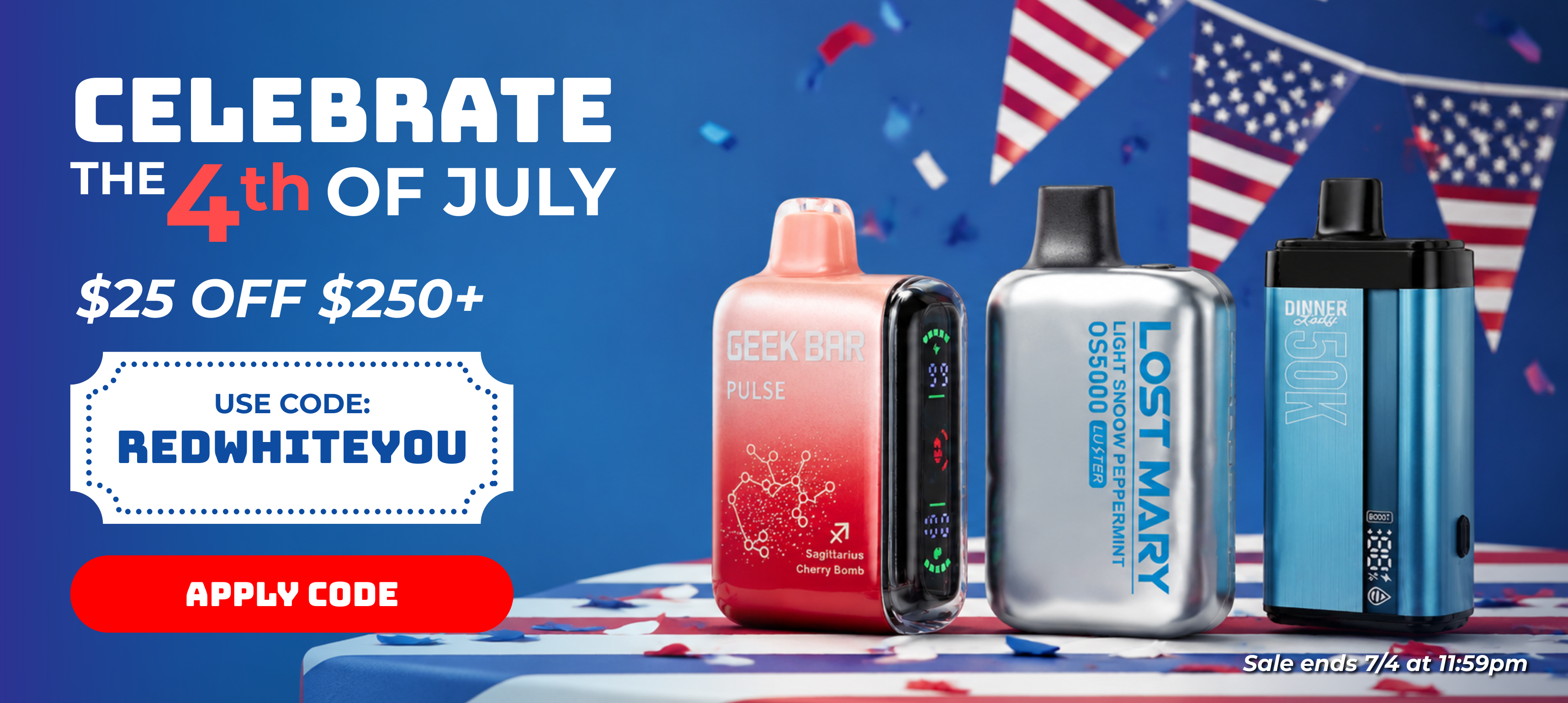 4th July sale