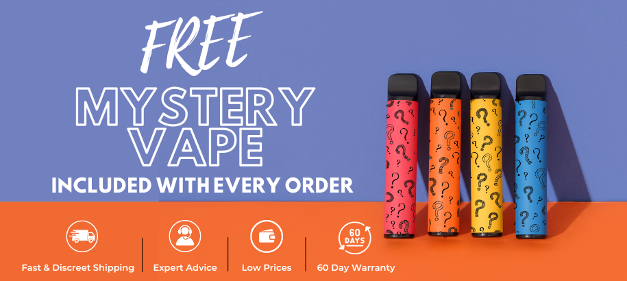 Free Mystery Vape Included with Every Order