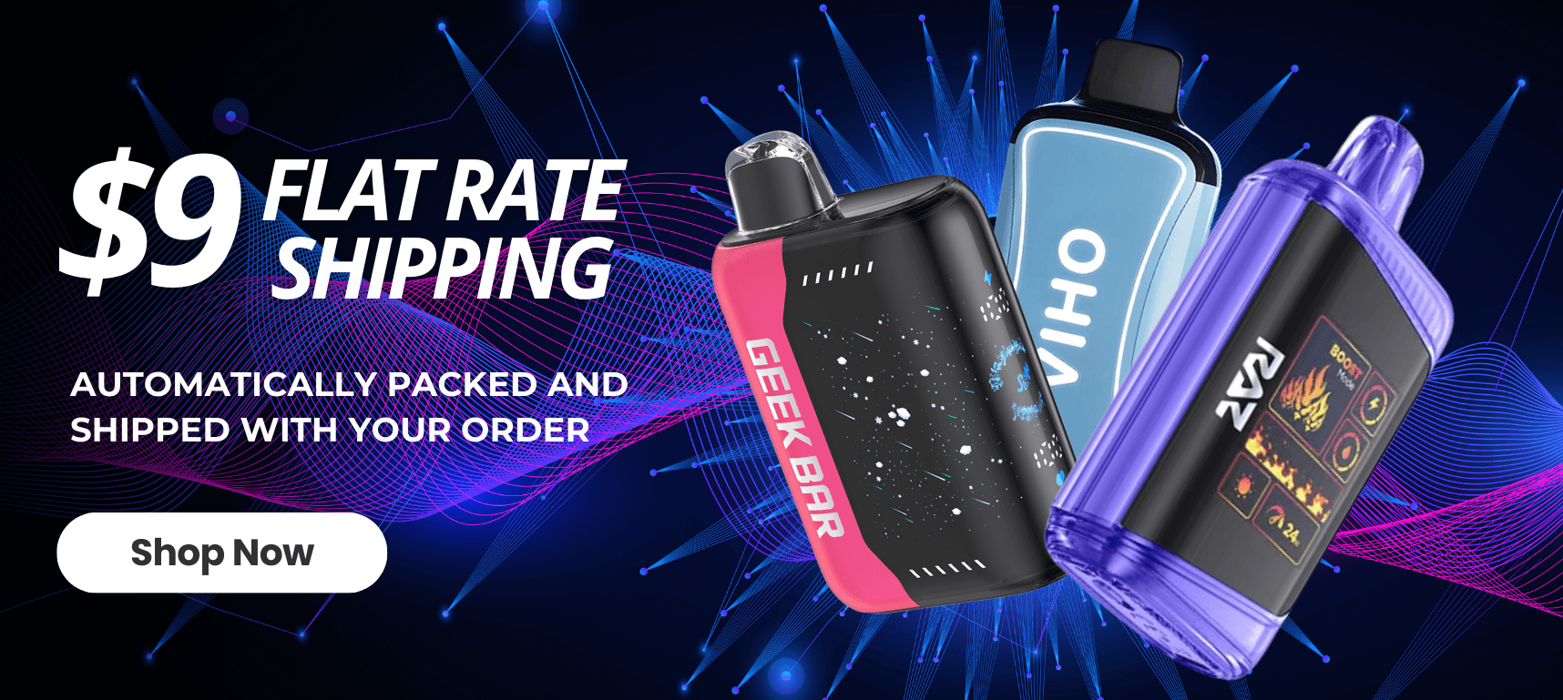 $9 Flat Rate Shipping