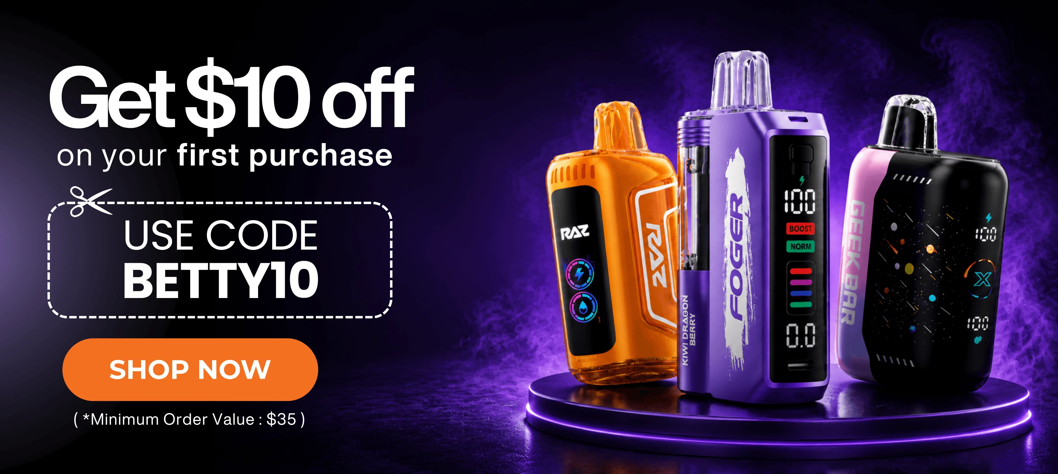 Get $10 Off on Your First Purchase