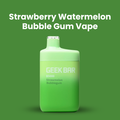 Strawberry Watermelon Bubble Gum Vape