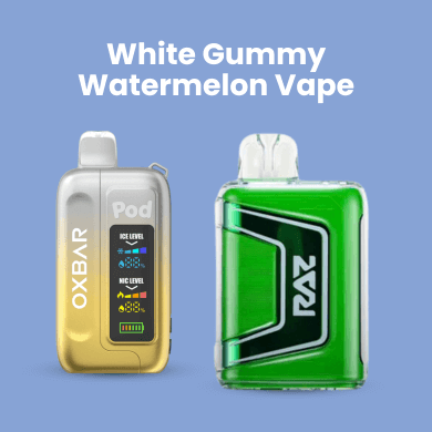 White Gummy Watermelon Vape