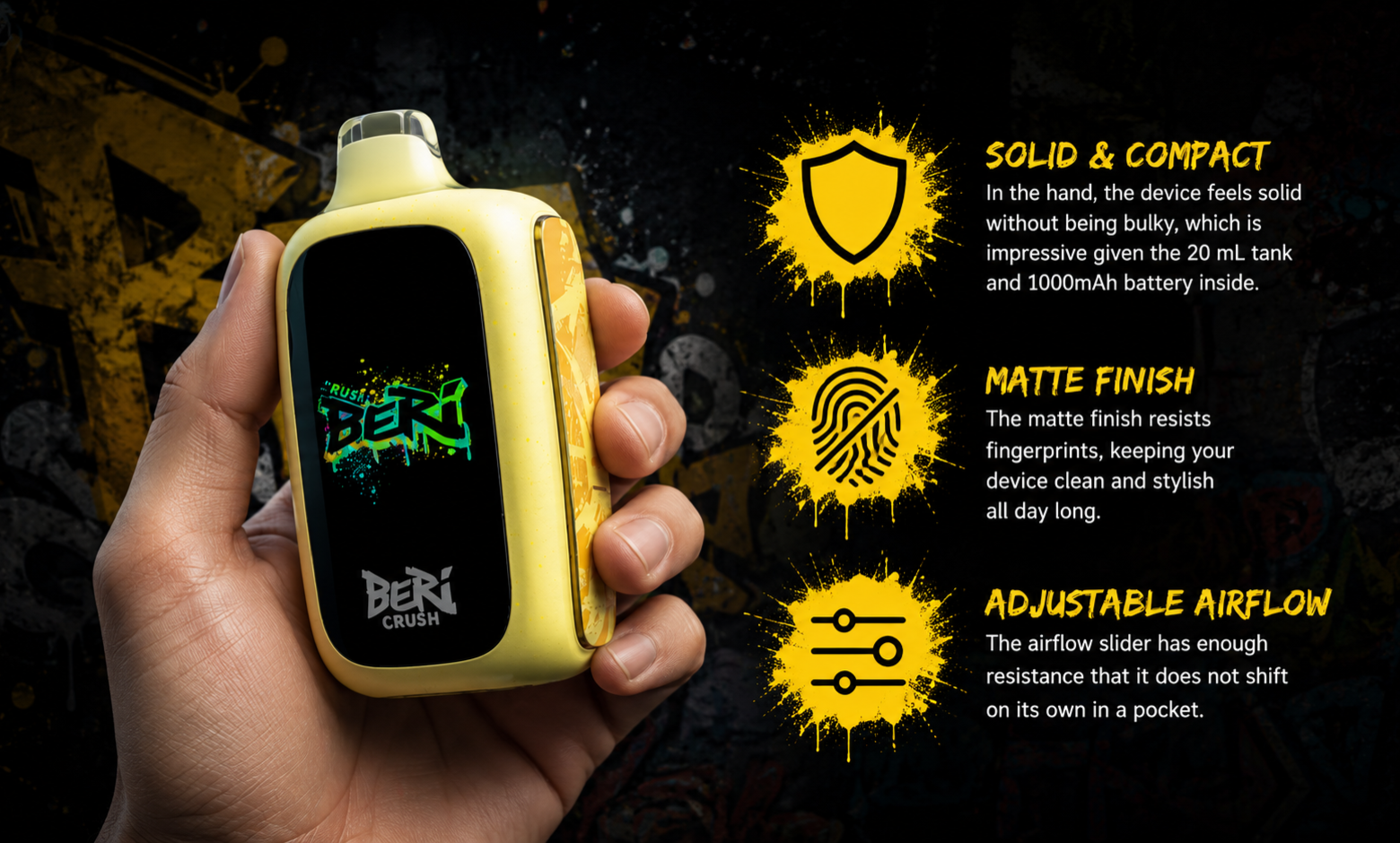 beri crush vape features
