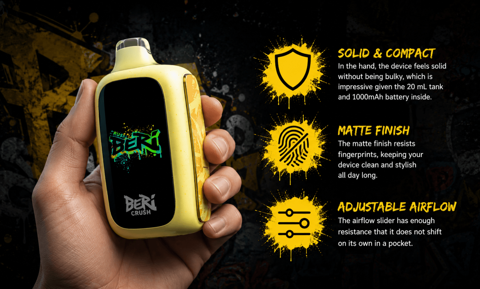 beri crush vape features