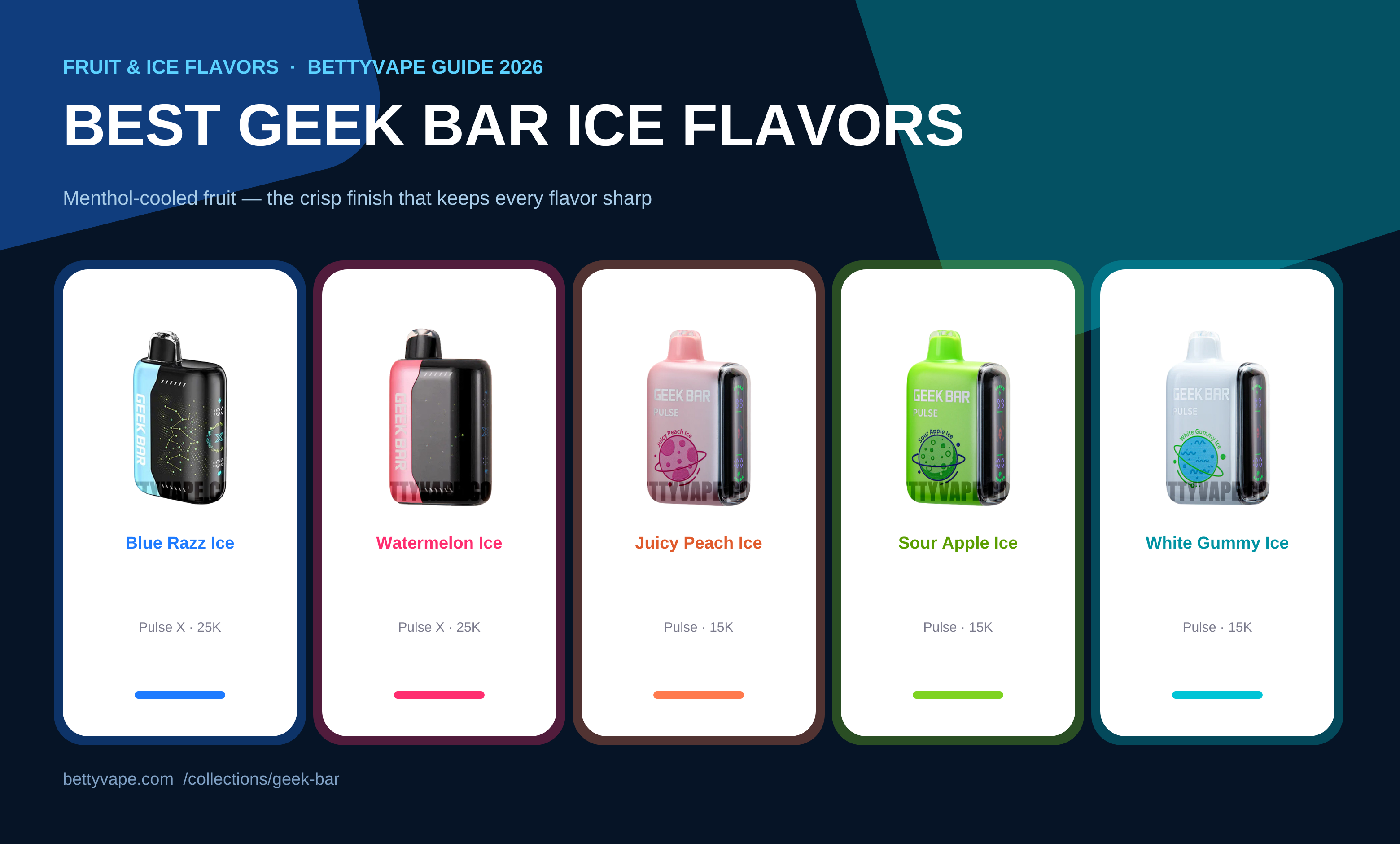 best geek bar ice flavors