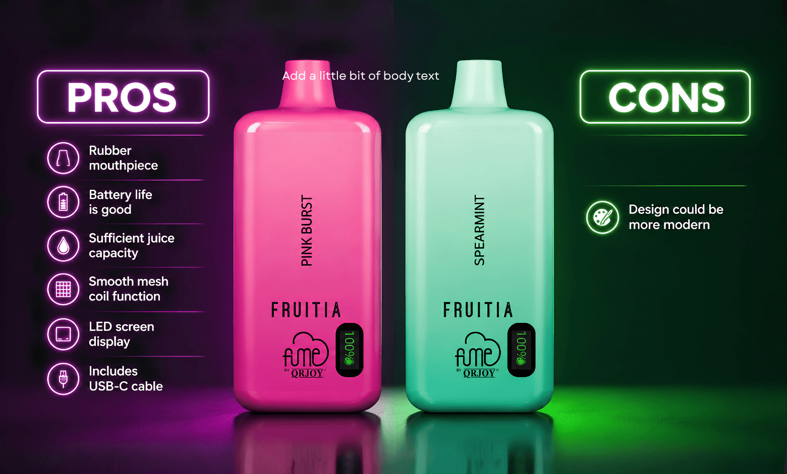 fume vape pros and cons