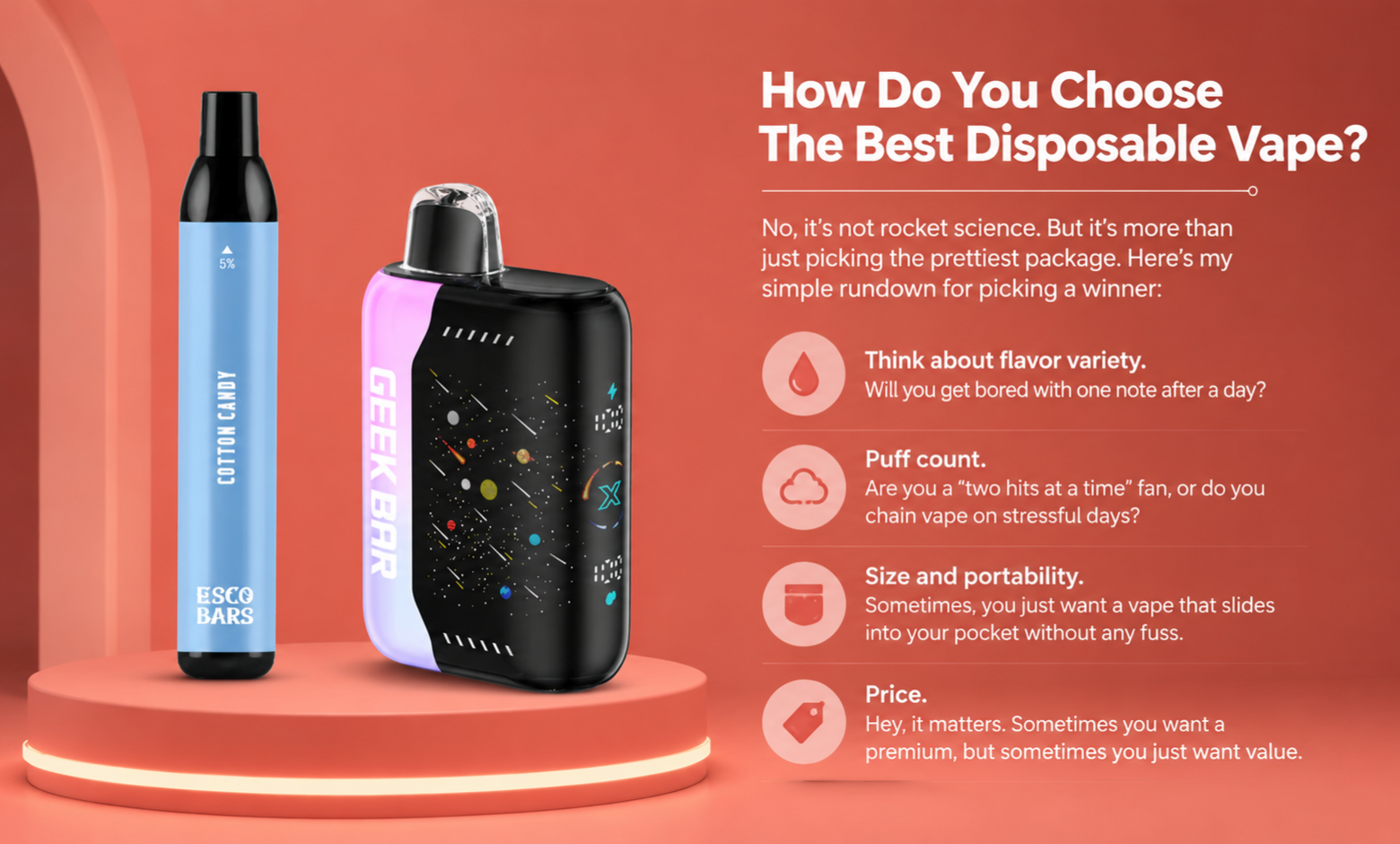 how do you choose the best disposable vape