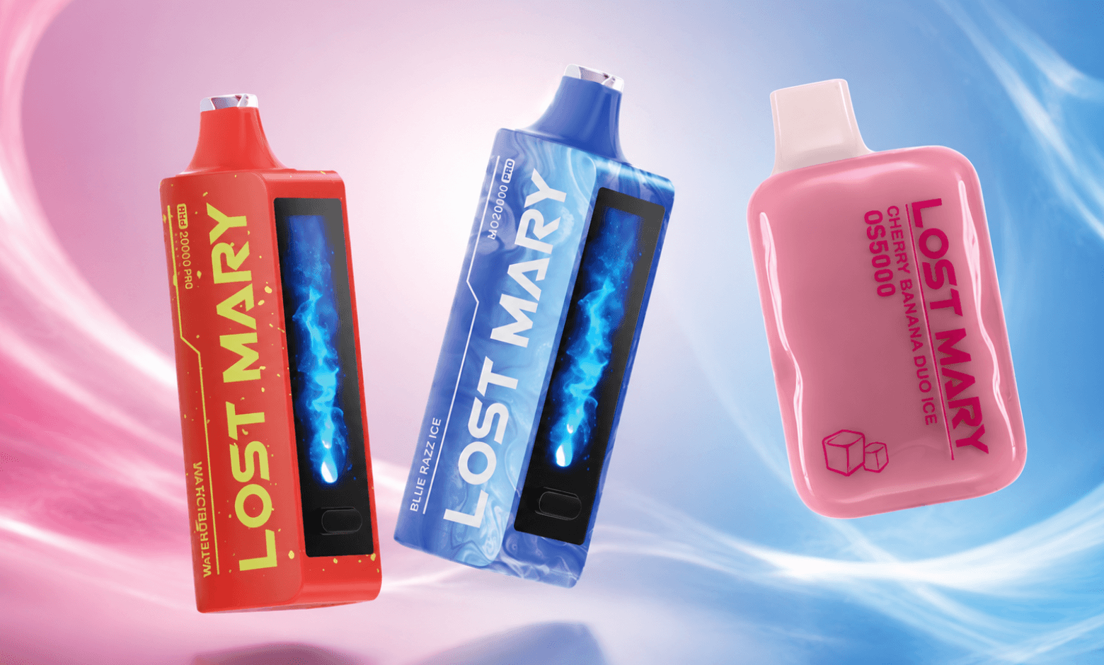 Fruit-and-ice Lost Mary vape flavors