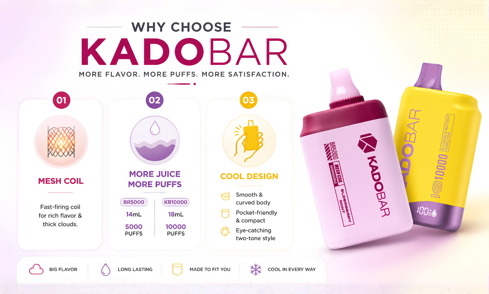 why choose kado bar vapes