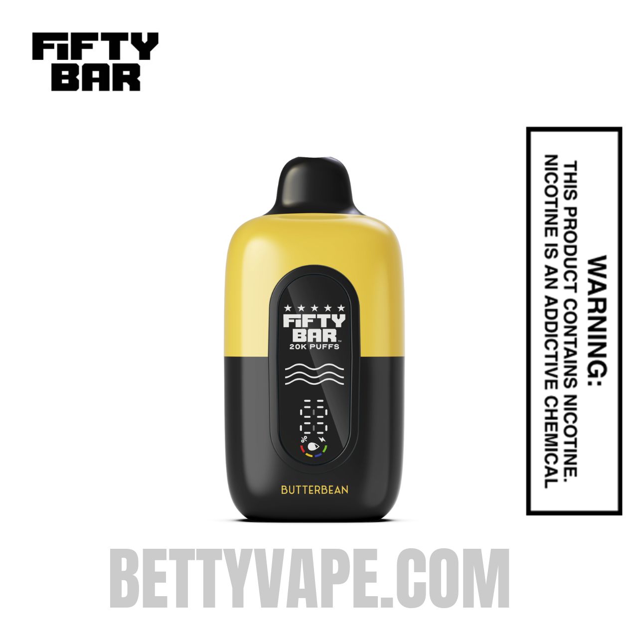 butterbean vape flavor Butterbean Fifty Bar 20k Disposable Vape