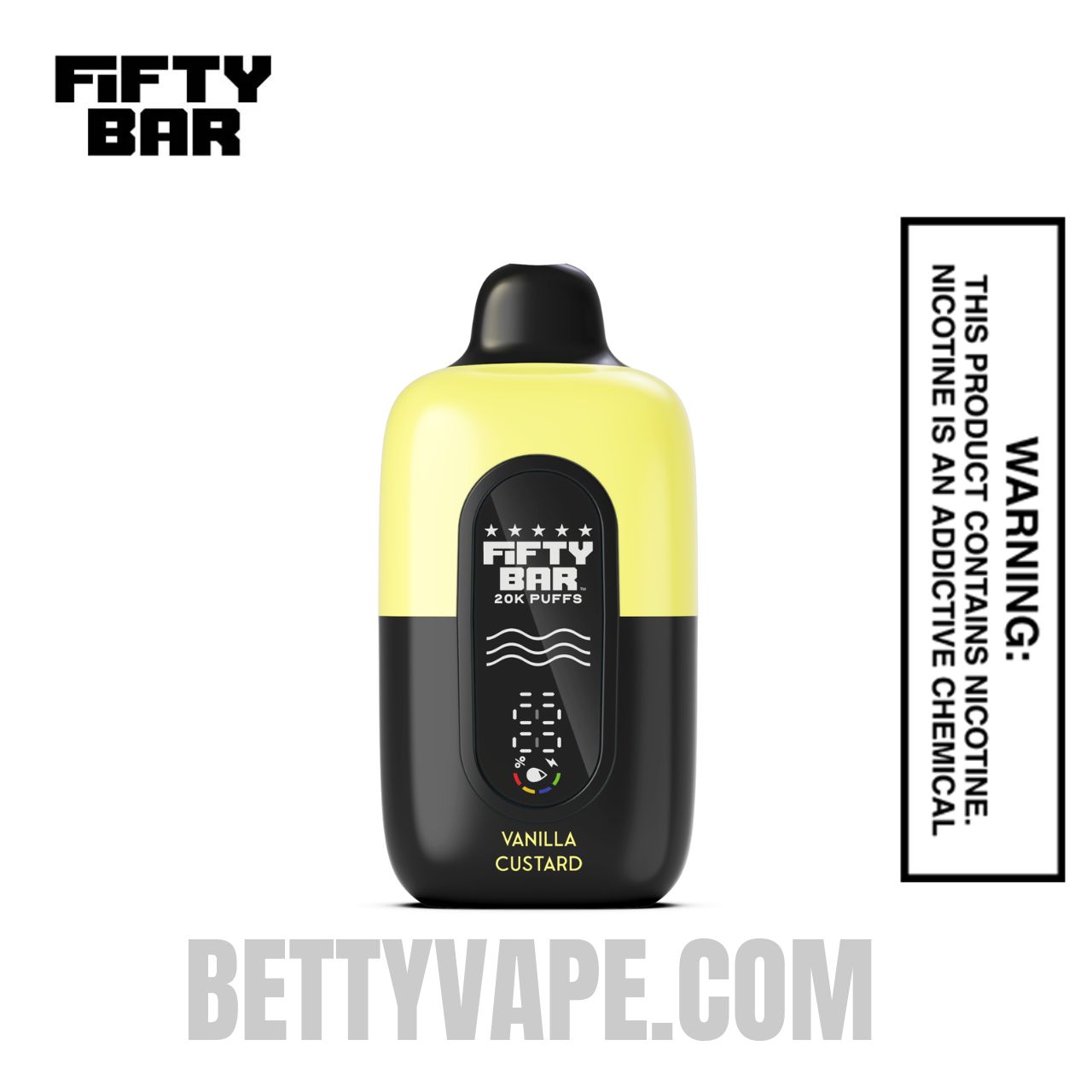 Vanilla Custard Fifty Bar 20k Disposable Vape