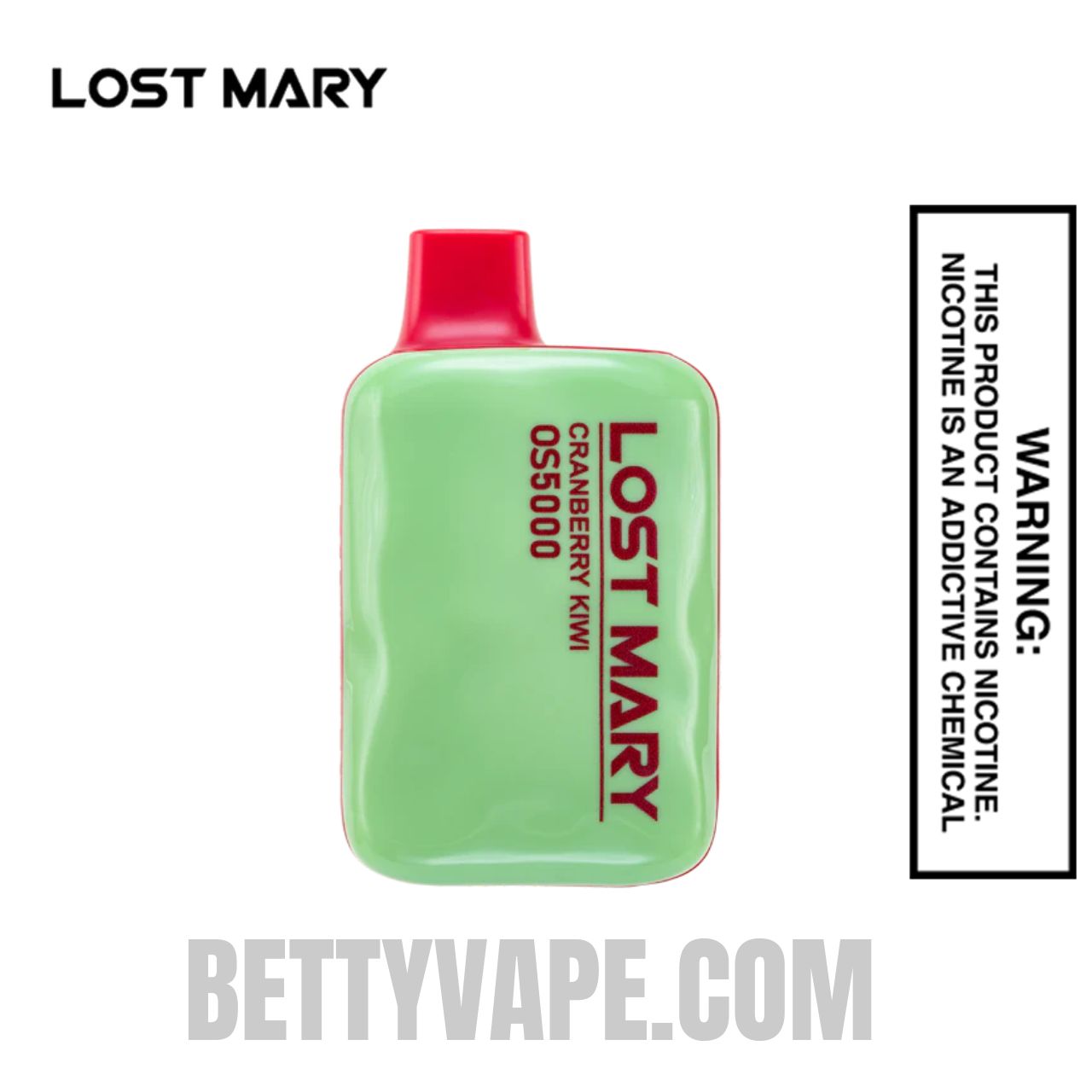 Cranberry Kiwi Lost Mary OS5000 Disposable Vape | Betty Vape
