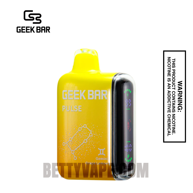 Gemini Grape Lemon Geek Bar Pulse Vape