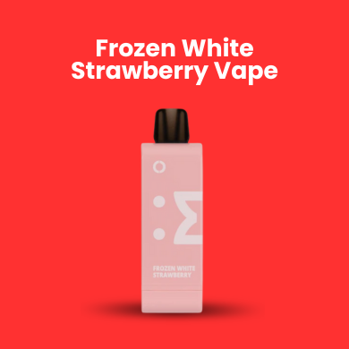 Frozen White Strawberry Vape