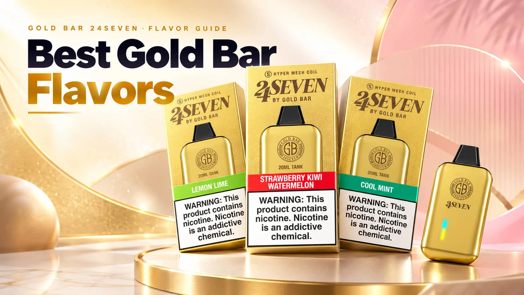 Best Gold Bar Flavors: Top 24Seven Picks Ranked