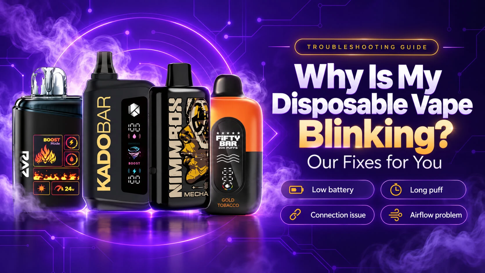 Why Is My Disposable Vape Blinking? Fixes for You