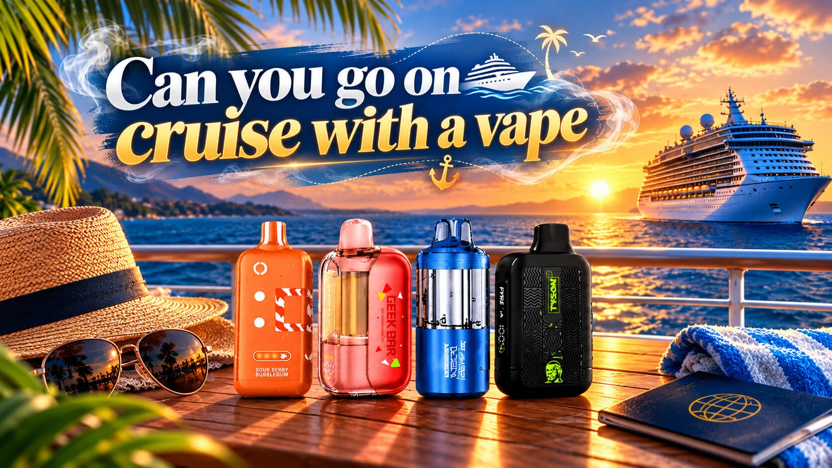 Can You Take a Vape on a Cruise? 2026 Rules by Line
