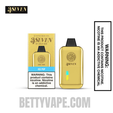 high supply goldie pop disposable vape Ice Gold Bar 24Seven Best Vape For Nic Select Flavor ::Banana ice Price=005=£5.01 - £10.00