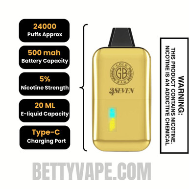 gold bar el dorado disposable vape Rainbow 24Seven Flavour:Fresh Menthol Mojito Compliant Prefilled Kits 1X10 AB) Mr. Fog Nova smoke shop miami