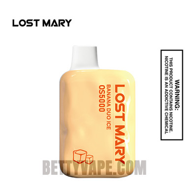 Banana Duo Ice Lost Mary OS5000 Frozen Edition Vape