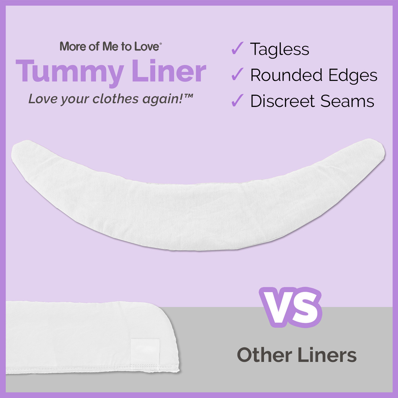 thumbnail image 2 of More Of Me To Love Tummy Liners - 3 Pack Viscose/Cotton Blend Comfort Liners, White X-Large 2 of 11