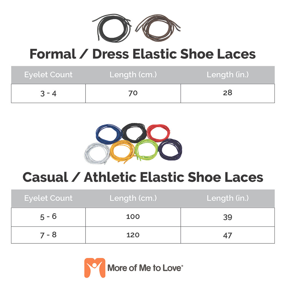 nike shoelace length