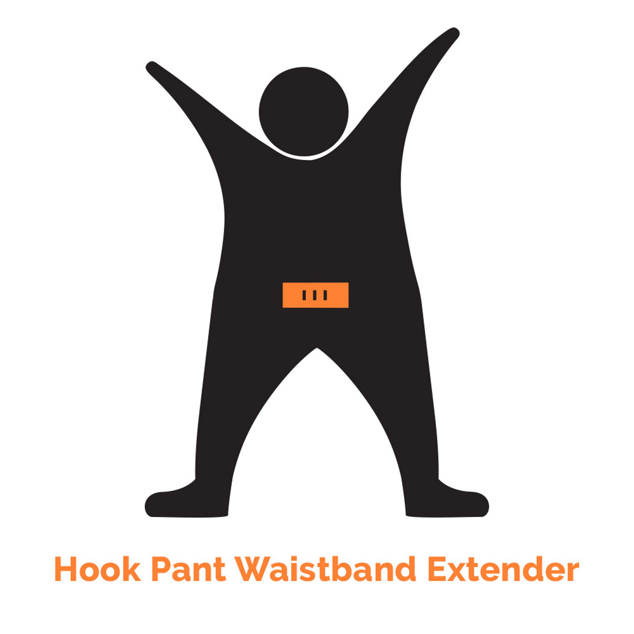 5pcs Pants Waist Extender Men Women Hook Waistband Extender For Trousers  Skirts