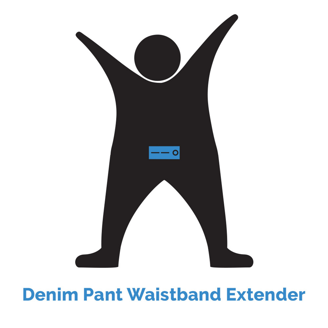 Denim Pant Waistband Extender 3-Pack